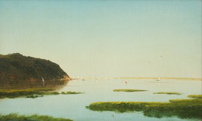 View of the Shrewsbury River, New Jersey by John Frederick Kensett